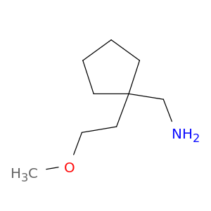 [1-(2-methoxyethyl)cyclopentyl]methanamine