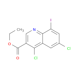 3-喹啉羧酸,4,6-二氯-8-碘-乙酯