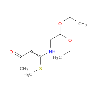 3-Buten-2-one, 4-[(2,2-diethoxyethyl)amino]-4-(methylthio)-