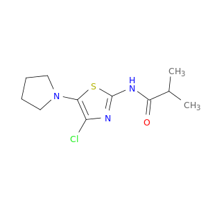 Propanamide, N-[4-chloro-5-(1-pyrrolidinyl)-2-thiazolyl]-2-methyl-