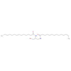 Tetradecanamide, N,N'-[1-(hydroxymethyl)-1,2-ethanediyl]bis-