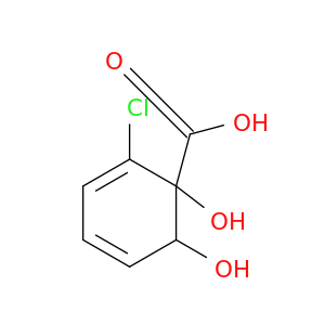 2,4-Cyclohexadiene-1-carboxylic acid, chloro-1,6-dihydroxy-