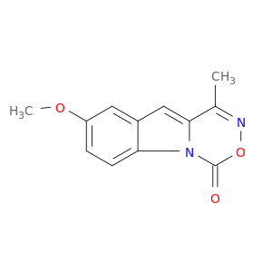 4H-[1,2,5]Oxadiazino[5,4-a]indol-4-one, 8-methoxy-1-methyl-