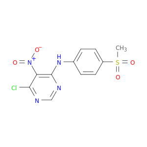 6-氯-N-[4-(甲基磺酰基)苯基]-5-硝基-4-嘧啶胺