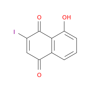 1,4-Naphthalenedione, 8-hydroxy-2-iodo-