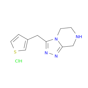 1,2,4-三唑[4,3-A]吡嗪,5,6,7,8-四氢-3-(3-噻吩基甲基)-,盐酸盐(1：1)