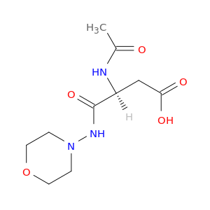 Butanoic acid, 3-(acetylamino)-4-(4-morpholinylamino)-4-oxo-, (S)-