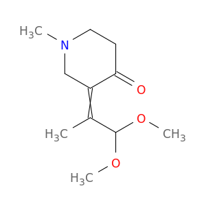 4-Piperidinone, 3-(2,2-dimethoxy-1-methylethylidene)-1-methyl-