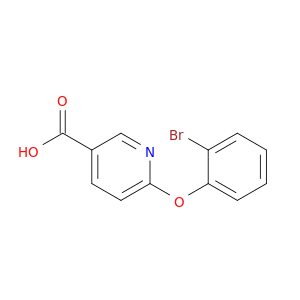 6-(2-Bromophenoxy)-3-pyridinecarboxylic acid