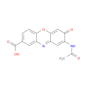 3H-Phenoxazine-8-carboxylic acid, 2-(acetylamino)-3-oxo-