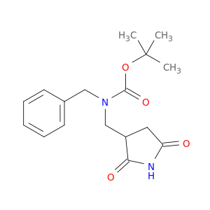 tert-Butyl benzyl((2,5-dioxopyrrolidin-3-yl)methyl)carbamate