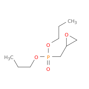 Phosphonic acid, (oxiranylmethyl)-, dipropyl ester