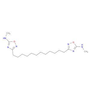 1,2,4-Oxadiazol-5-amine, 3,3'-(1,12-dodecanediyl)bis[N-methyl-