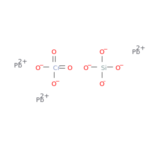铅铬酸盐硅酸盐(PB3(CRO4)(SiO4))