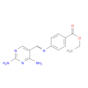 乙基4-[[(2,4-二氨基-5-嘧啶基)亚氨基]苯甲酸酯
