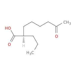 Octanoic acid, 7-oxo-2-propyl-, (2R)-