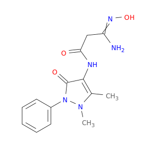 N-(1,5-Dimethyl-3-oxo-2-phenyl-2,3-dihydro-1H-pyrazol-4-yl)-2-(N'-hydroxycarbamimidoyl)acetamide
