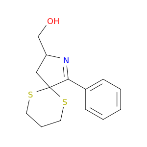 6,10-Dithia-2-azaspiro[4.5]dec-1-ene-3-methanol, 1-phenyl-
