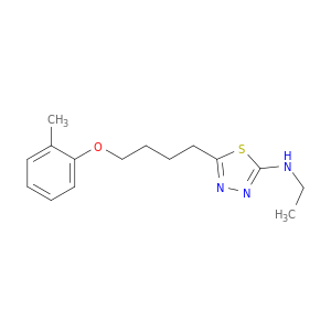 1,3,4-Thiadiazol-2-amine, N-ethyl-5-[4-(2-methylphenoxy)butyl]-