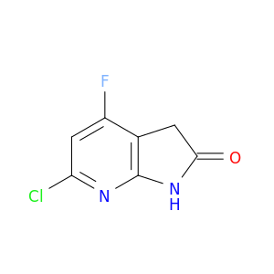 6-氯-4-氟-1,3-二氢-2H-Pyrrolo[2,3-B]吡啶-2-一