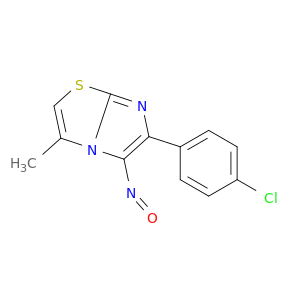Imidazo[2,1-b]thiazole, 6-(4-chlorophenyl)-3-methyl-5-nitroso-