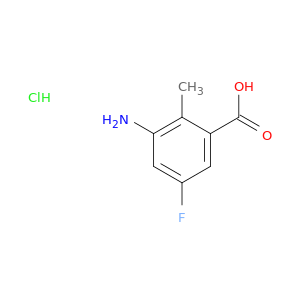 3-amino-5-fluoro-2-methylbenzoic acid hydrochloride