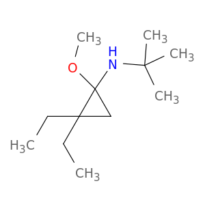 Cyclopropanamine, N-(1,1-dimethylethyl)-2,2-diethyl-1-methoxy-