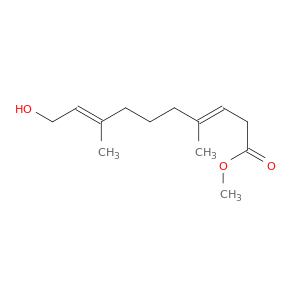 3,8-Decadienoic acid, 10-hydroxy-4,8-dimethyl-, methyl ester, (E,E)-