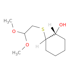 Cyclohexanol, 2-[(2,2-dimethoxyethyl)thio]-, trans-