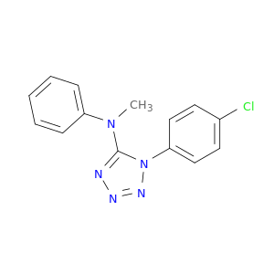 1H-Tetrazol-5-amine, 1-(4-chlorophenyl)-N-methyl-N-phenyl-