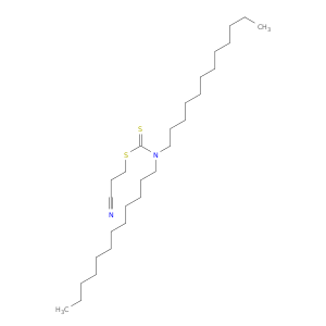 Carbamodithioic acid, didodecyl-, 2-cyanoethyl ester