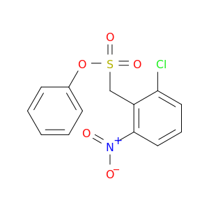 Benzenemethanesulfonic acid, 2-chloro-6-nitro-, phenyl ester