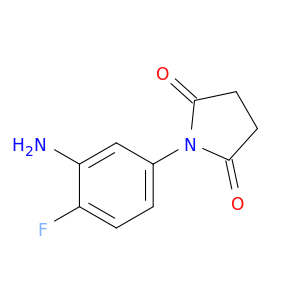 1-(3-amino-4-fluorophenyl)pyrrolidine-2,5-dione