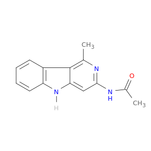 3-Acetamido-1-methyl-5H-pyrido(4,3-b)indole