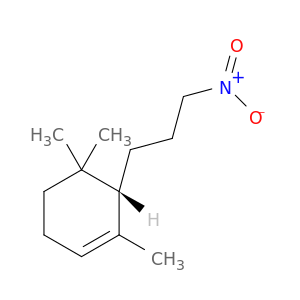Cyclohexene, 1,5,5-trimethyl-6-(3-nitropropyl)-, (S)-