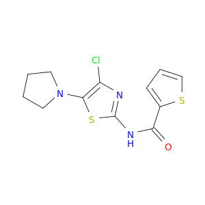 2-Thiophenecarboxamide, N-[4-chloro-5-(1-pyrrolidinyl)-2-thiazolyl]-