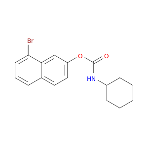 Carbamic acid, cyclohexyl-, 8-bromo-2-naphthalenyl ester