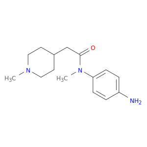 4-Piperidineacetamide, N-(4-aminophenyl)-N,1-dimethyl-