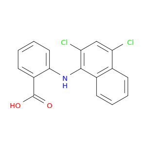 N-(2,4-DICHLORO-NAPHTHALEN-1-YL)ANTHRANILIC ACID