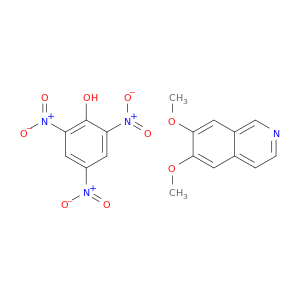 Isoquinoline, 6,7-dimethoxy-, compd. with 2,4,6-trinitrophenol