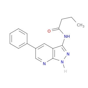 Butanamide, N-(5-phenyl-1H-pyrazolo[3,4-b]pyridin-3-yl)-