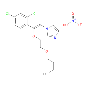 1-[(Z)-2-(2-butoxyethoxy)-2-(2,4-dichlorophenyl)ethenyl]imidazole; nitric acid
