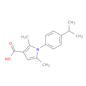 2,5-二甲基-1-[4-(丙-2-基)苯基]-1H-吡咯-3-羧酸