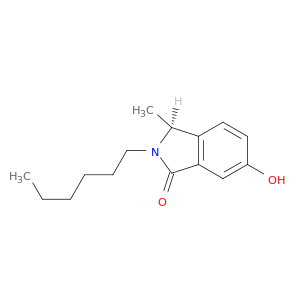 1H-Isoindol-1-one, 2-hexyl-2,3-dihydro-6-hydroxy-3-methyl-, (S)-