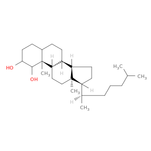 Cholestane-1,2-diol