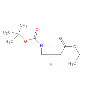 3-(2-乙氧基-2-氧代乙基)-3-氟吖丁啶-1-甲酸叔丁酯
