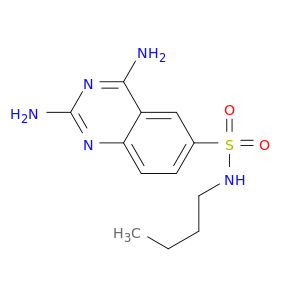 2,4-二氨基-正丁基-6-喹唑啉磺酰胺
