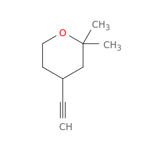 2H-Pyran, 4-ethynyltetrahydro-2,2-dimethyl-