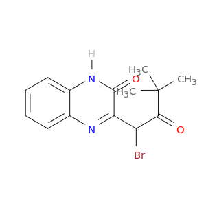 2(1H)-Quinoxalinone, 3-(1-bromo-3,3-dimethyl-2-oxobutyl)-