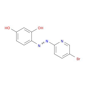 1,3-Benzenediol, 4-[(5-bromo-2-pyridinyl)azo]-
